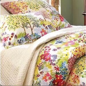 NWT 2 Pottery Barn Woodland Paint by Numbers pillow shams set NEW